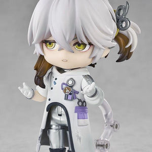 Three-quarter view of the Medicine Pocket Nendoroid figure with a calm, neutral expression and open-hand gestures.