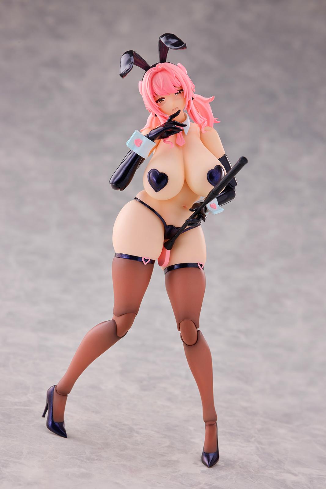 1/12 scale Nicole action figure featuring a playful facial expression and articulated posing with heart-themed accessories.