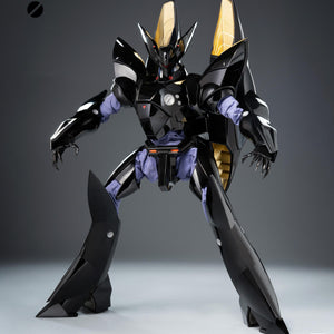ROBO-DOU Mobile Police Patlabor Griffon Aqua Unit figure in an imposing wide-legged battle stance.