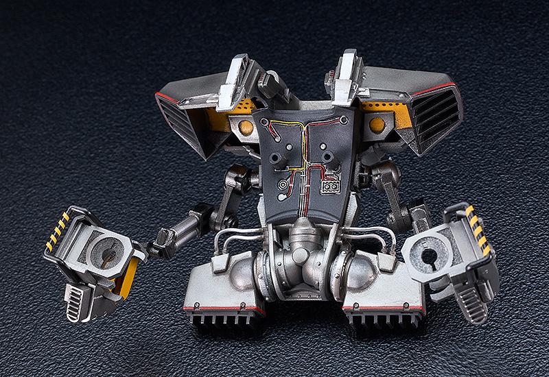 Detailed view of the underside and interior mechanical wiring of the RoboCop 3 jetpack accessory.