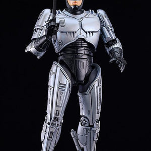 RoboCop 3 plastic model holding the classic Auto 9 pistol, demonstrating articulated hand parts.