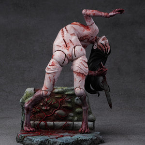 Another full front view of the Kashimashi statue, showcasing the complete creature and the 9.05-inch tall polystone sculpt.