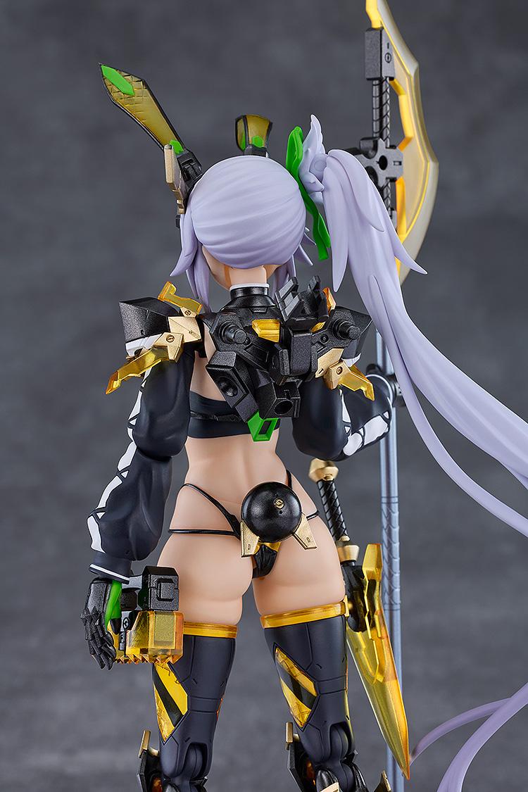Close-up back view of Silva Barrelline highlighting the mechanical backpack attachment, spine connector, and black sphere tail.
