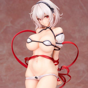 Close-up portrait of the Sirius figure with the shy, blushing facial expression and detailed silver headband.
