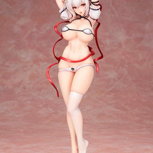 High-quality studio shot of the second Sirius figure in the set with arms raised and flowing red ribbons.