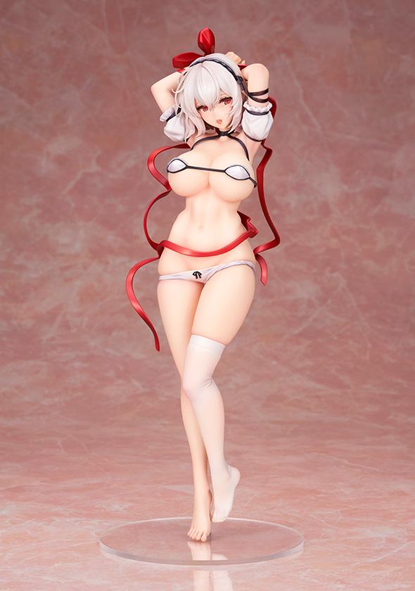 High-quality studio shot of the second Sirius figure in the set with arms raised and flowing red ribbons.
