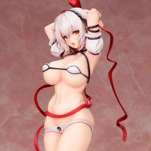 Angled close-up showing the side of the character's face and arm in the raised Pose B.