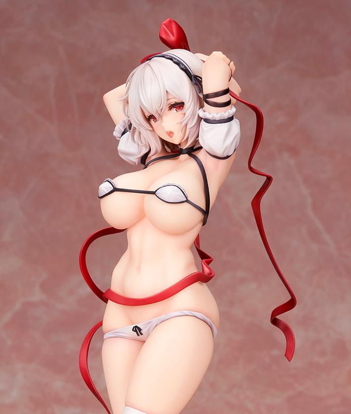 Angled close-up showing the side of the character's face and arm in the raised Pose B.