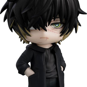 Slow Damage Towa Nendoroid figure standing front view with hands in coat pockets.