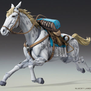 Dynamic galloping pose of the Slow Dancer action figure demonstrating its high articulation and range of motion.