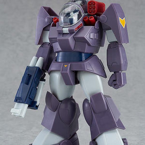 Front view of a purple-toned variant of the Soltic HT128 Big Foot 1/72 scale model kit.