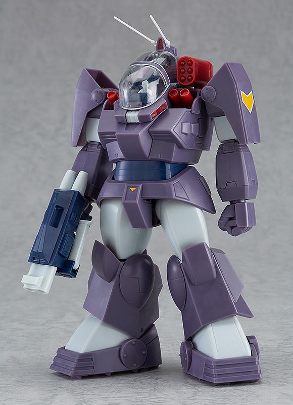 Front view of a purple-toned variant of the Soltic HT128 Big Foot 1/72 scale model kit.