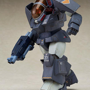 Side profile of the Soltic HT128 Big Foot model kit with custom weathering effects and decal markings.