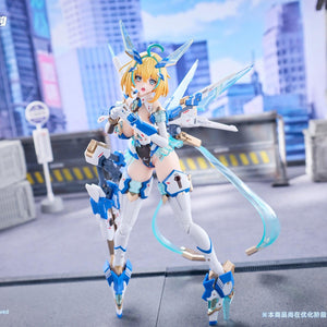 Cute pose of Sophia F. Shirring action figure with hand near mouth showing surprised face expression plate.