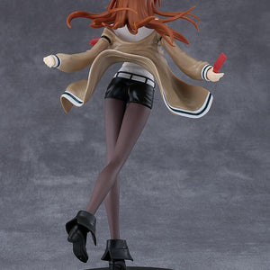 Back view of the unpainted out-of-the-box assembly of the Kurisu Makise plastic model kit.
