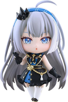Cutout of the Good Smile Company Stella Sora Tyrant female Nendoroid figure with composed face plate on a white background.