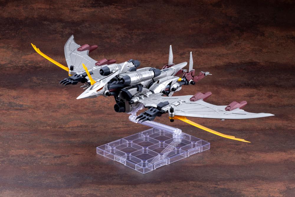 Storm Sworder model kit with clear orange effect parts to simulate the glowing state of the Wing Swords.