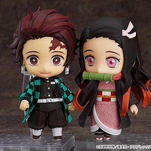 Tanjiro Kamado Nendoroid pictured next to Nezuko Kamado (Nezuko sold separately) to show scale.