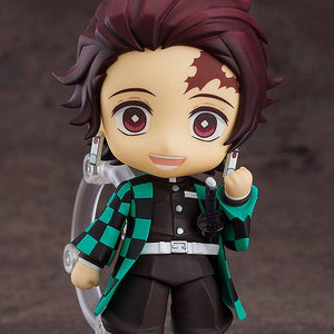 Gentle smiling expression face plate for the Tanjiro Kamado Nendoroid figure.