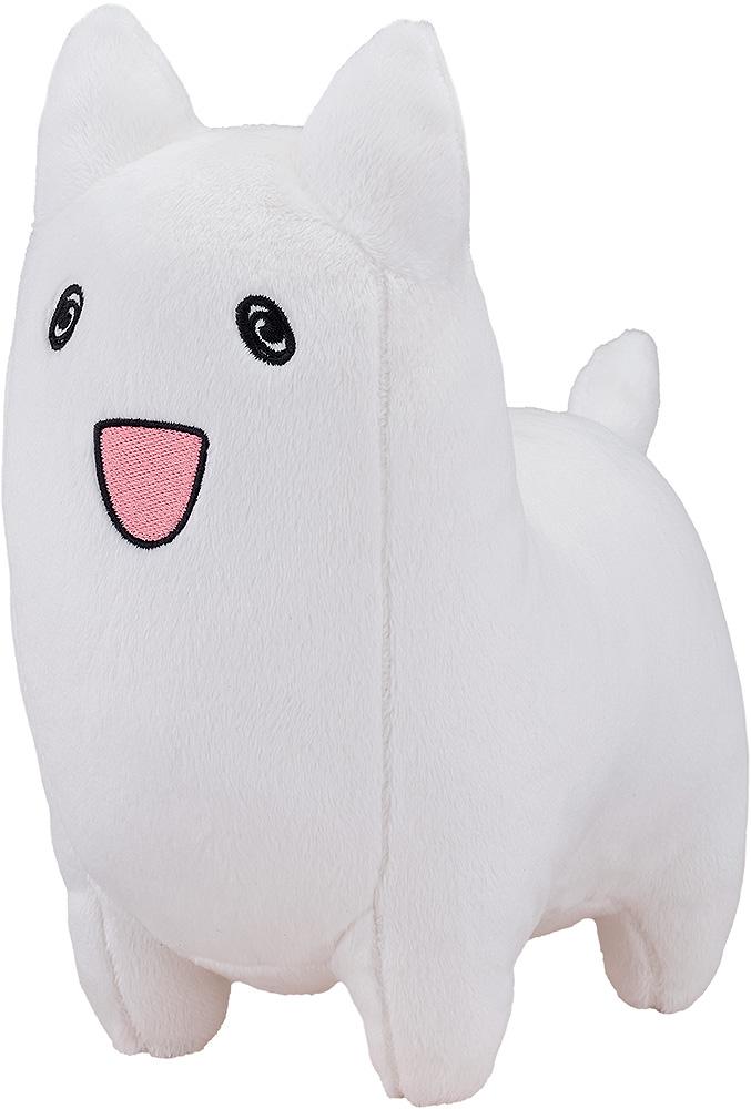 The Laid-Off Cheat-Granting Mage Enjoys a Second Lease on Life Donguri soft white plushie standing isolated on a white background.