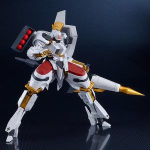 The Moderoid Vector in a dynamic low-crouching combat pose showcasing its multi-jointed leg articulation.