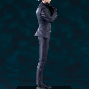 Left side profile angle of the Kotobukiya Livio the Double Fang Oshi Works figure
