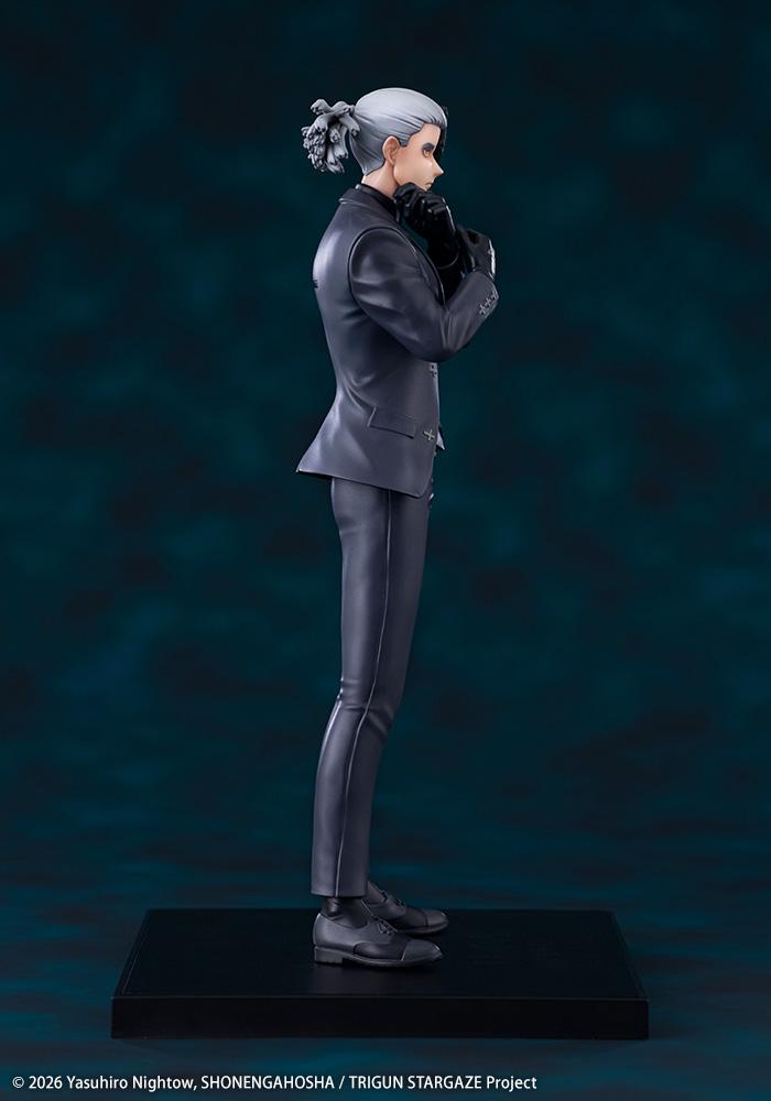 Left side profile angle of the Kotobukiya Livio the Double Fang Oshi Works figure