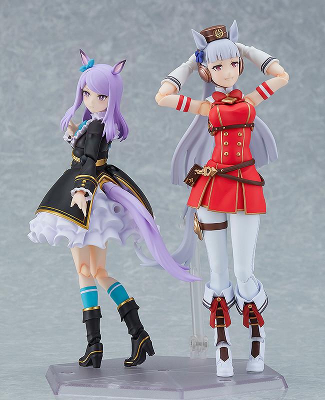 figma Gold Ship posed alongside figma Mejiro McQueen from the Umamusume Pretty Derby series.