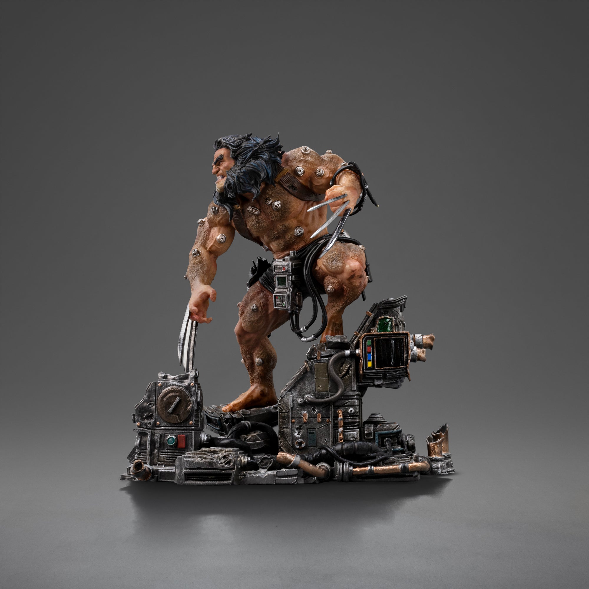 Weapon X Wolverine 1 10 Statue Side View No Helmet