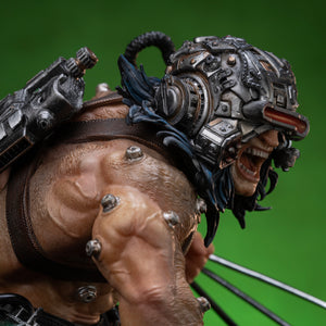 Weapon X Wolverine Helmeted Head Sculpt Close Up
