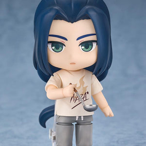 Wuxian Nendoroid figure holding a small ladle cooking accessory while displaying his serious face plate.