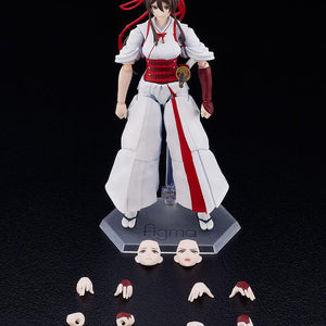Complete set of accessories for the Sagiri figma including 3 face plates, interchangeable hands, and sword.