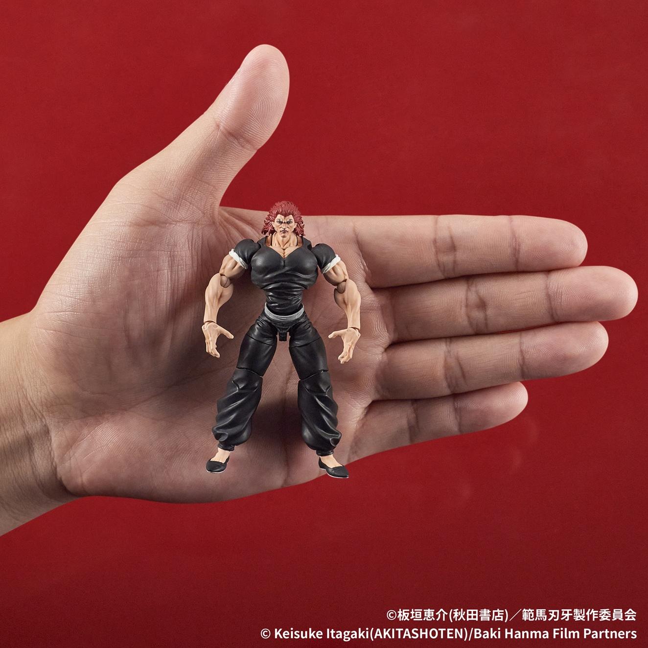 Yujiro Hanma Dig Action Figure Hand Scale Comparison