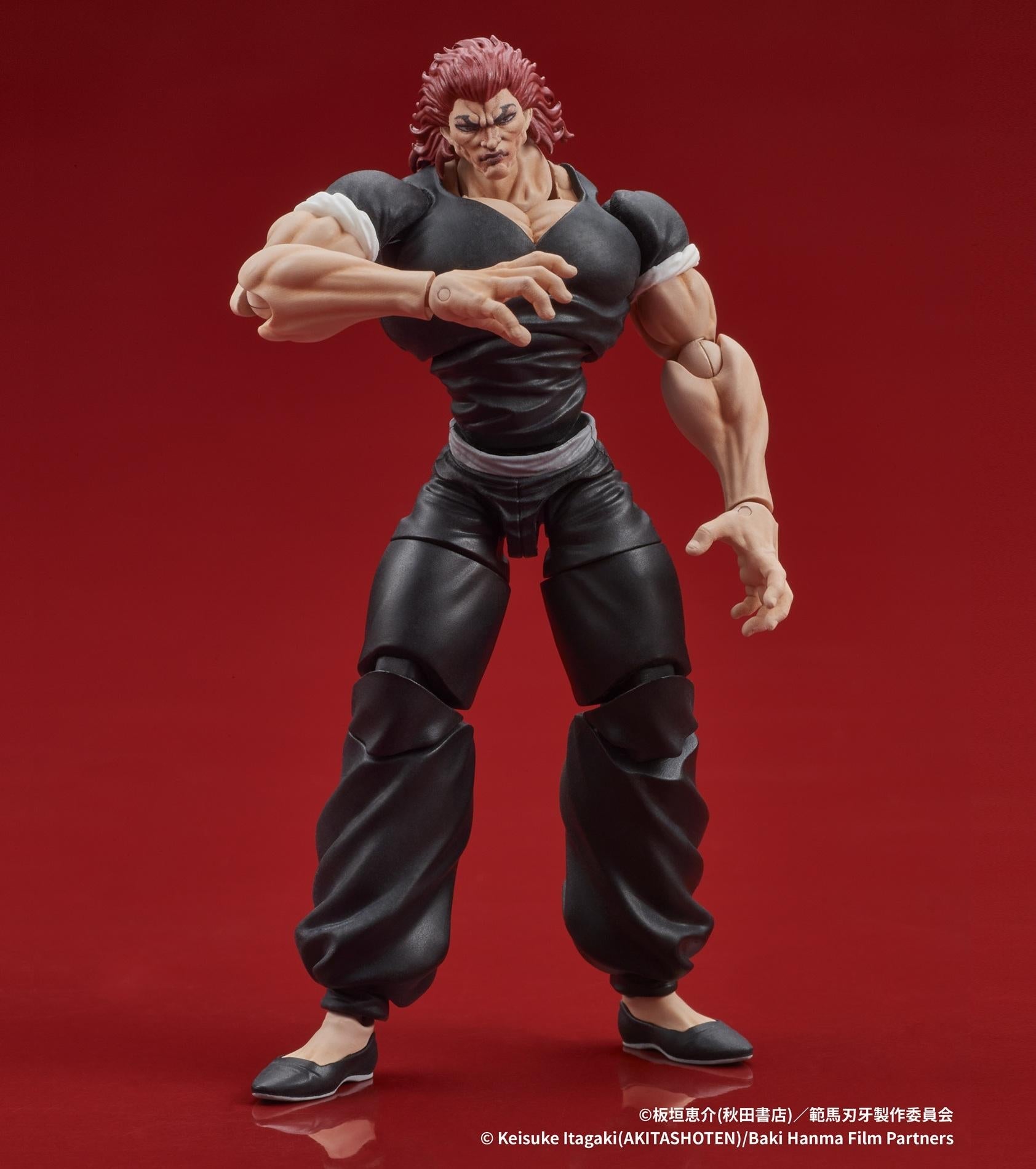Yujiro Hanma Dig Action Figure Martial Arts Stance