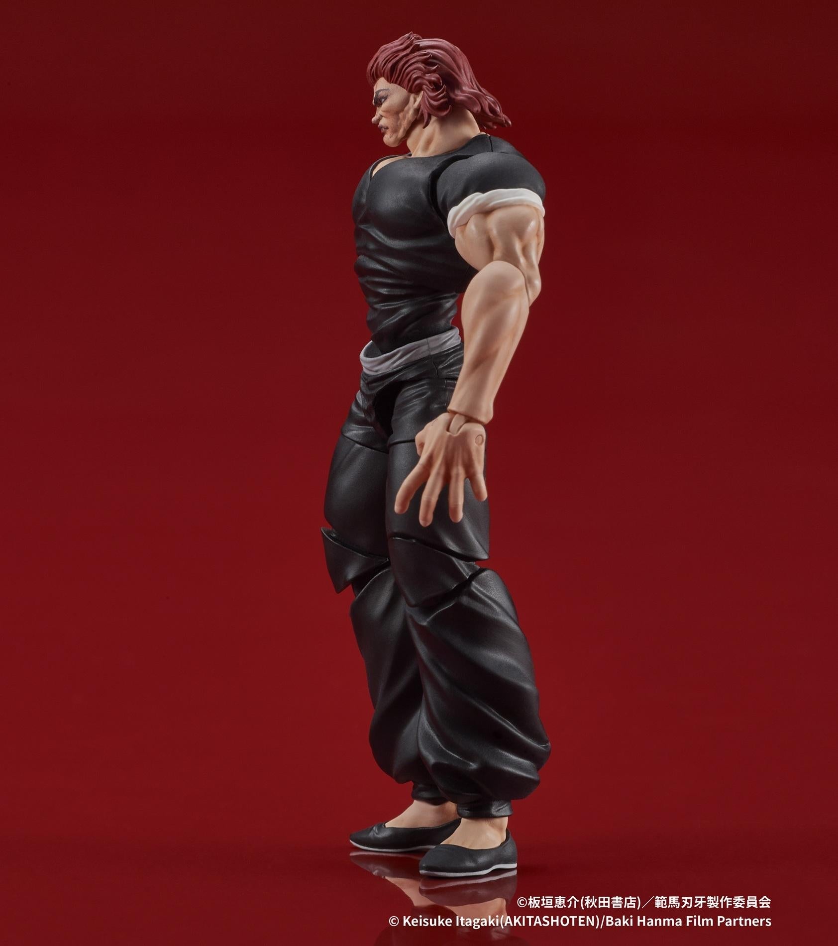 Yujiro Hanma Dig Action Figure Side Profile Standing