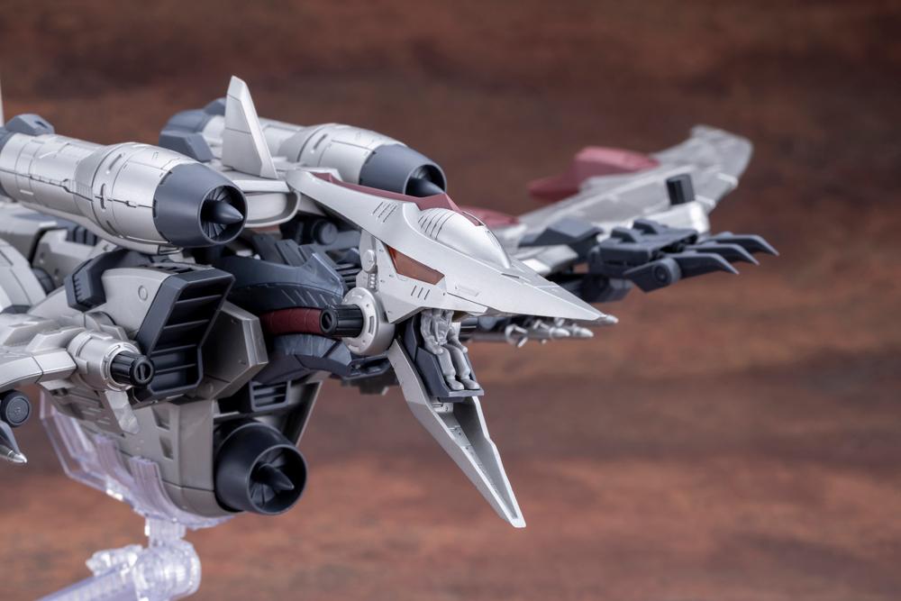 Close-up of the Storm Sworder's opening head cockpit with a seated Ala Barone pilot figure.