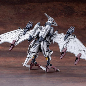 Rear view of the Storm Sworder model kit highlighting the dual thrusters and wing structure.